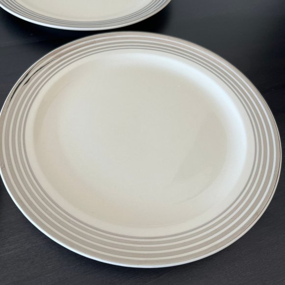 Vintage Taylor Smith & Taylor TST Set of 4 Salad Plates // Art Deco 1872 Pattern - Picture 5 of 5